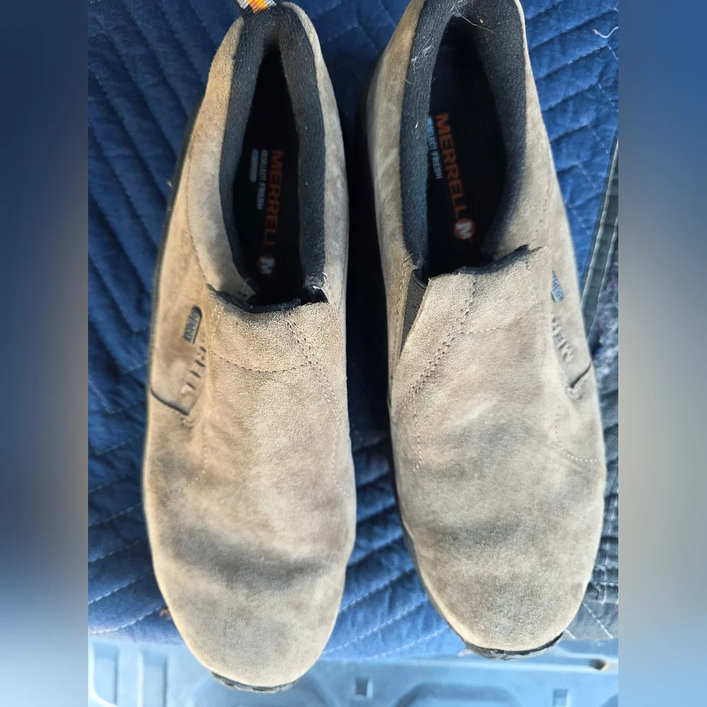 Merrell Mens Jungle slip on loafers NNB Sz 9 - Picture 9 of 10